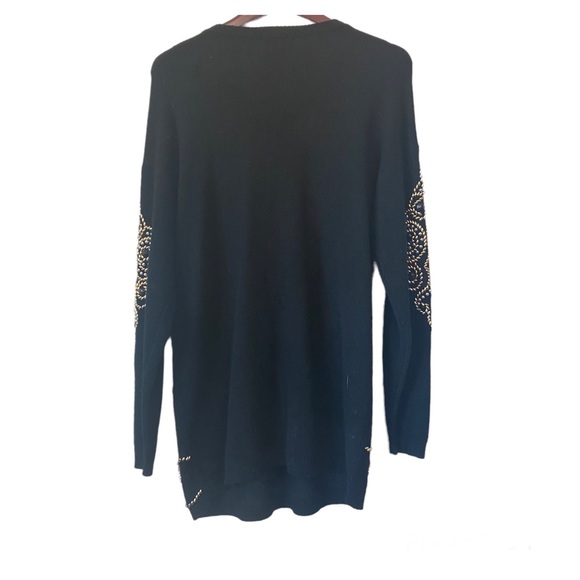 Vintage Paola Conte Beaded Sweater Size Large - Picture 2 of 10